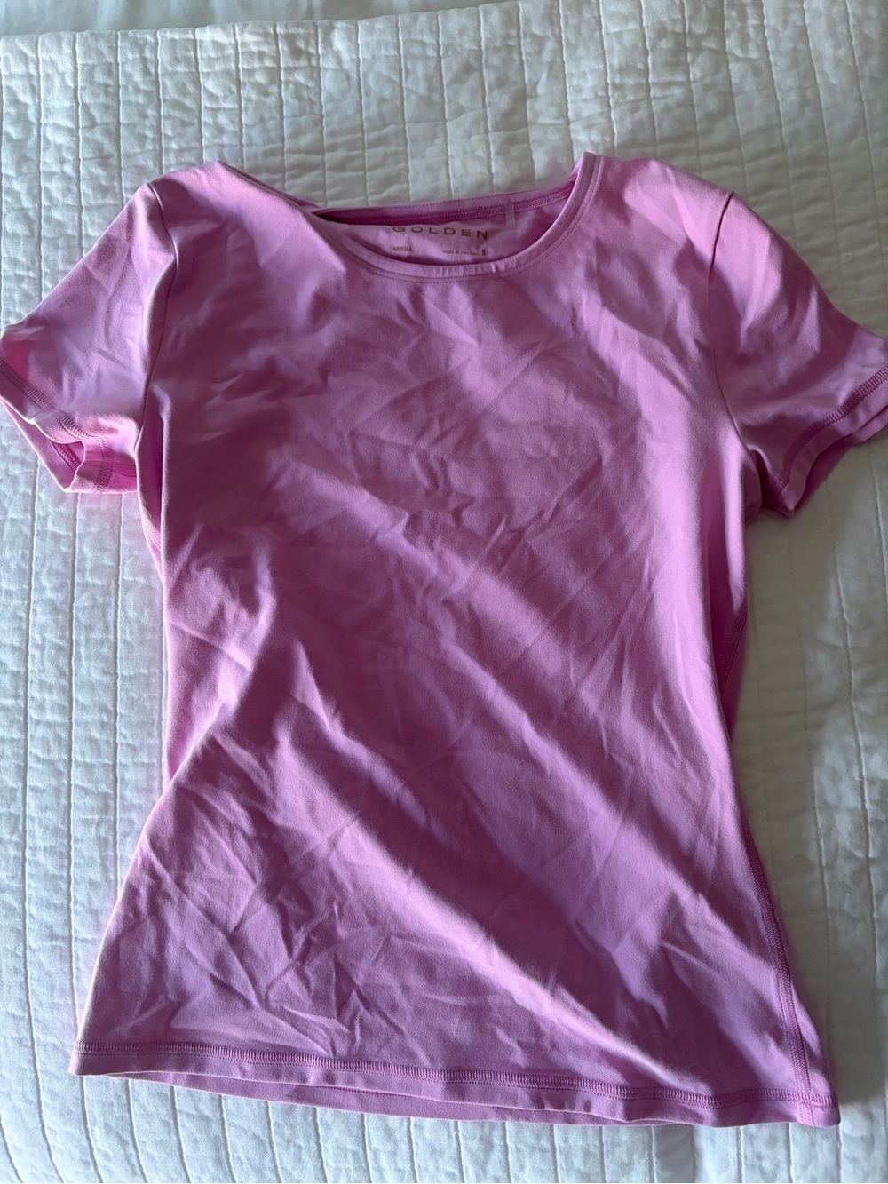 Aritzia Pink Short Sleeve Tee